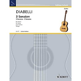 Schott 3 Sonatas (Guitar Solo) Schott Series