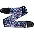 Levy's 3" Stained Glass Polypropylene Guitar Strap Blue Mirage