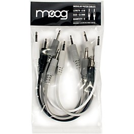 Moog 3.5mm TS cables 6" long for the Mother-32 (Pack of 5)