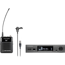Audio-Technica 3000 Series  (4th Gen)  Network Enabled UHF Wireless with AT831cH Cardioid Condenser Lavalier Micr... Band DE2