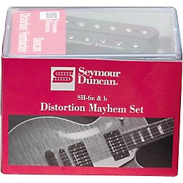 Open Box Seymour Duncan Distortion Mayhem SH-6 Humbucker Pair Level 1 Black