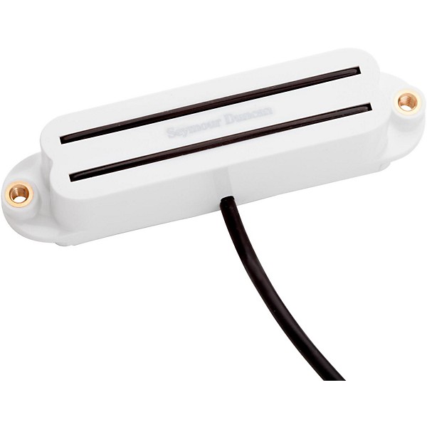 Seymour Duncan SHR-1 Hot Rails Single-Coil Sized Humbucker Pickup White Neck