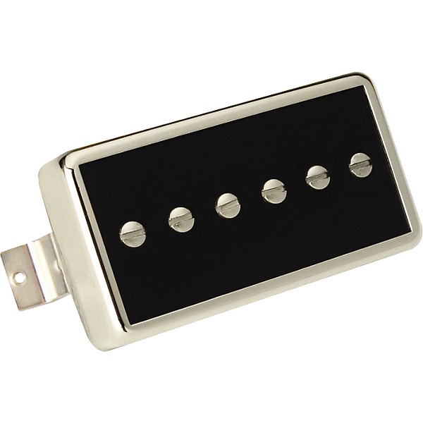 Gibson P-94R Humbucker Sized P-90 Single Coil Pickup Black Chrome Cover