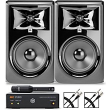 JBL 308P MKII 8" Studio Monitor Pair With IK Multimedia ARC Studio Advanced Room Correction System