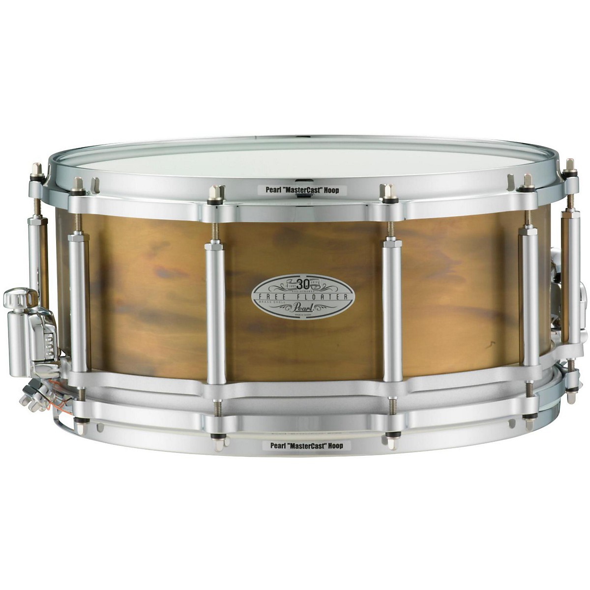 Pearl 30th Anniversary Free Floating Brass Snare Drum Guitar Center