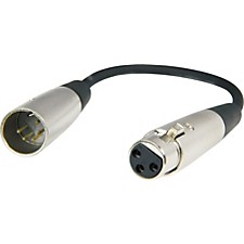 ProX XC-DMX5M3F 6 Male XLR-5 to Female XLR-3 DMX Cable Adapter