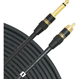 Monster Cable StudioLink 1/4" to RCA Interconnect 2 m