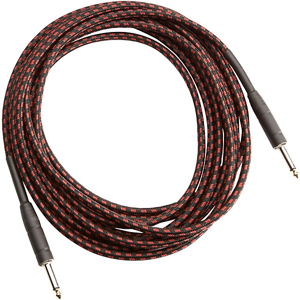 Musician's Gear Tweed 1/4" Straight-Straight Instrument Cable Red 20 ft.