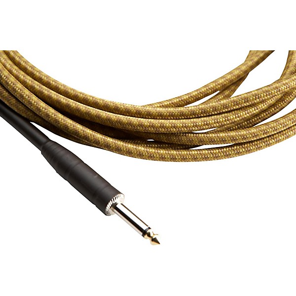 Musician's Gear Tweed 1/4" Straight-Straight Instrument Cable Gold 20 ft.