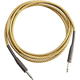 Musician's Gear Tweed 1/4" Straight-Straight Ins... Musician's Gear Tweed 1/4" Straight-Straight Instrument Cable Gold 10 ft.