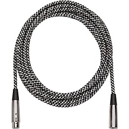 Musician's Gear Tweed Lo-Z Woven XLR Mic Cable Gray 20 ft.