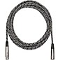 Musician's Gear Tweed Lo-Z Woven XLR Mic Cable Gray 20 ft. thumbnail