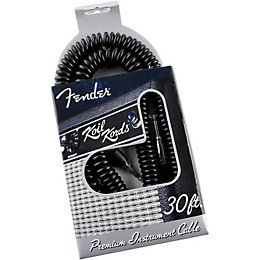 Fender KoilKords Premium Instrument Cable Black 30 ft.