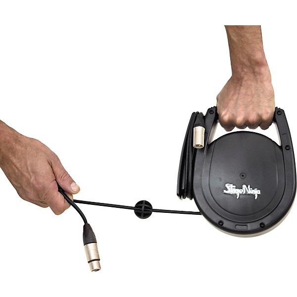 Stage Ninja Retractable XLR Female 26' Microphone Cable System
