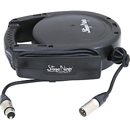 Stage Ninja Retractable XLR Male 26' Cable System for Powered Speakers
