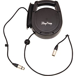 Stage Ninja Retractable XLR Male 26' Cable System for Powered Speakers