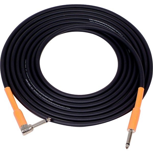 Lava Instrument Cable Straight to Right Angle 20 ft.