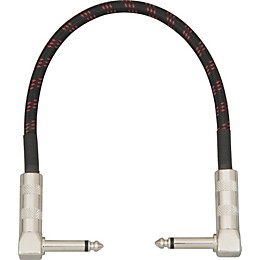 Musician's Gear Pedal Coupler Cable Angled Tweed 1 ft.