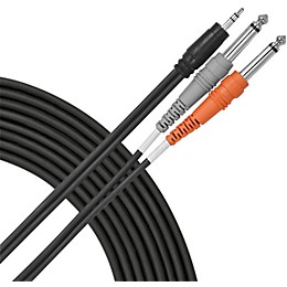 Livewire 1/8" (TRS) - Dual 1/4" Y Cable 10 ft.