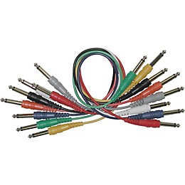 Livewire 1/4" - 1/4" Patch Cable 8-Pack 17 in.