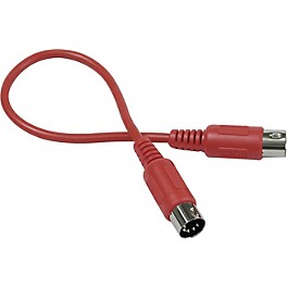 Hosa MID-303RD MIDI Cable Black 10 ft. Hosa MID-303RD MIDI Cable Red 3 ft.