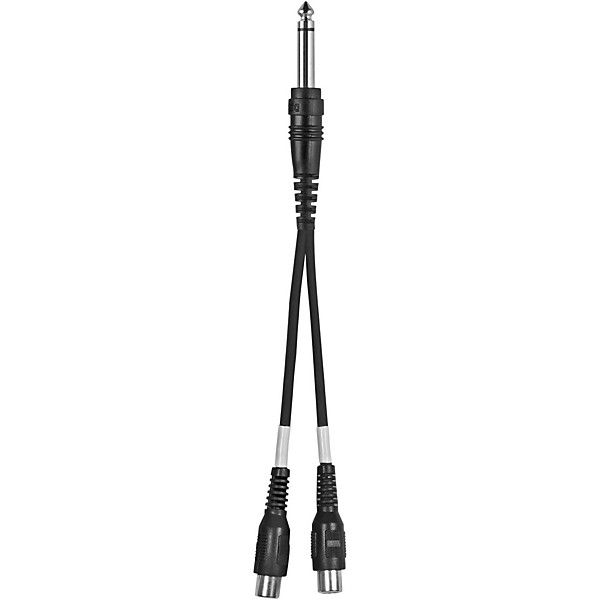 Livewire 1/4"(M)-Dual RCA(F) Y Cable 6 in.