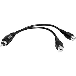 Livewire RCA(M)-Dual RCA(F) Y Cable 6 in.