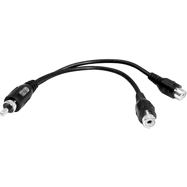Livewire RCA(M)-Dual RCA(F) Y Cable 6 in.