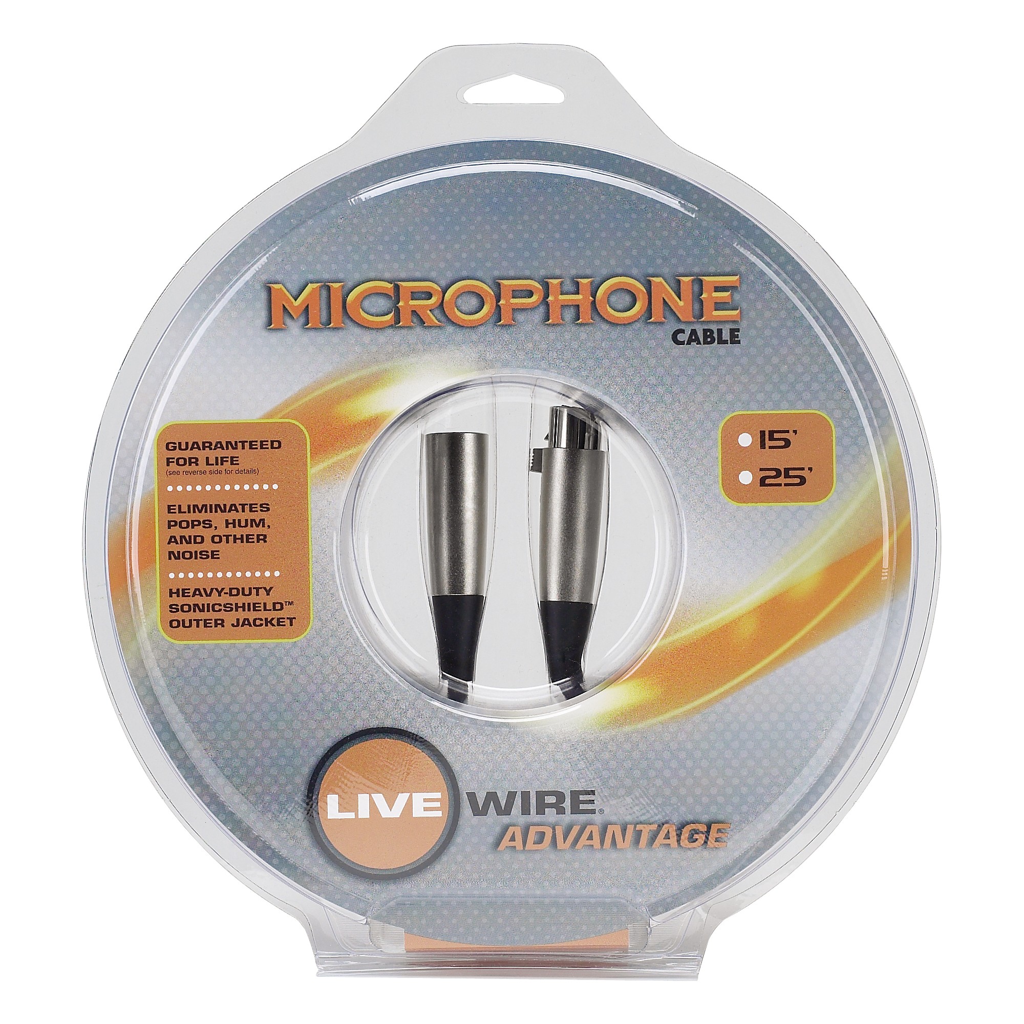 Livewire Advantage EXM25 EXM Series Microphone Cable 25 ft Neutrik XLR  connector