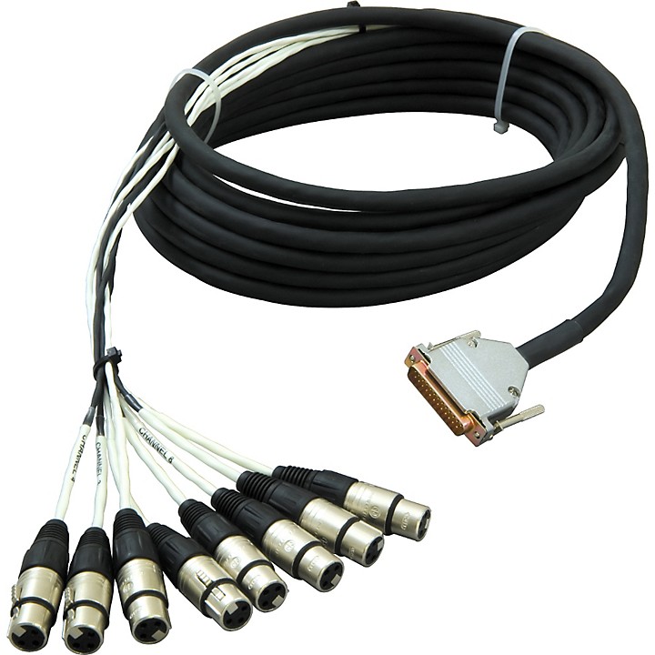 Livewire 8Channel DSUBXLR(F) Snake 25 ft. Guitar Center