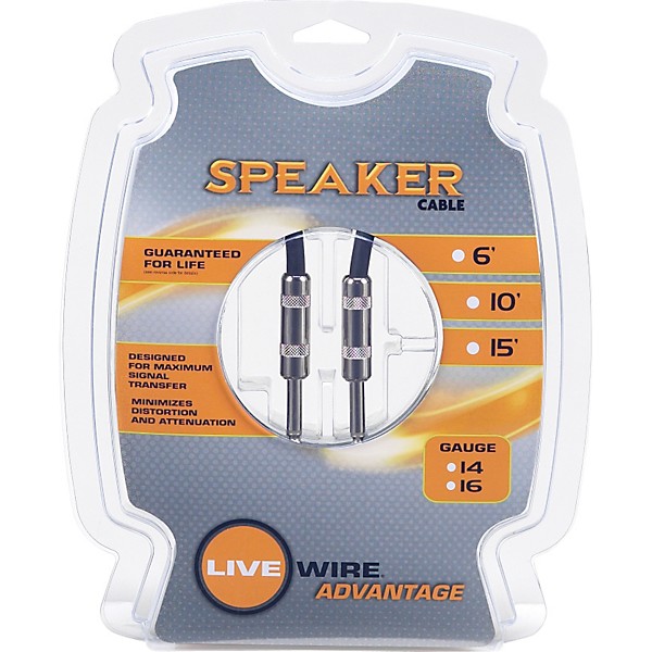Livewire 16g Speaker Cable 3 ft.