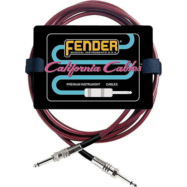 Fender California Cables Lake Placid Blue 10 ft.