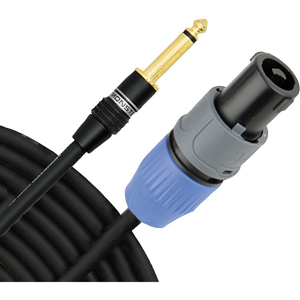 Monster Cable Standard 100 Speaker Cable with SpeakOn Connectors - 1/4" Speaker Cables 10 ft.