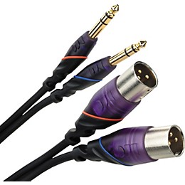 Monster Cable DJ Cable Dual XLR Male to TRS 1 m