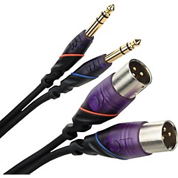 Monster Cable DJ Cable Dual XLR Male to TRS 4 Meters