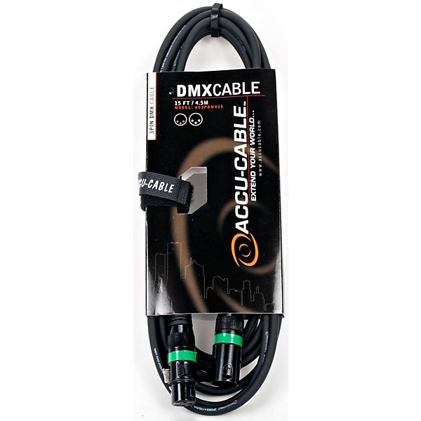 American DJ 3-Pin DMX Lighting Cable 15 ft.