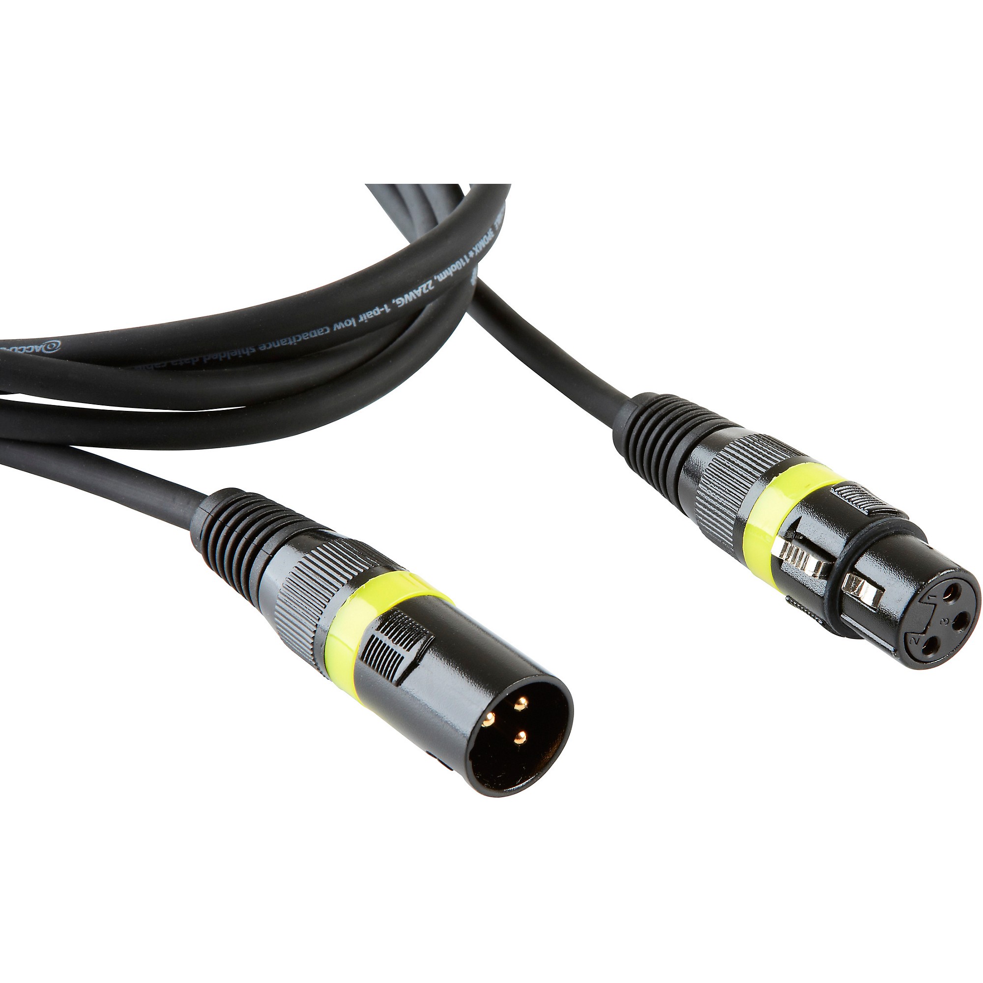 DMX cable 3pin 10m bk