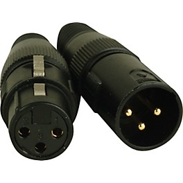 American DJ 3-Pin Male - Female XLR Connectors