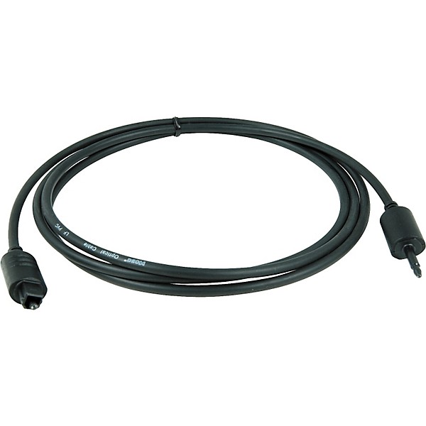 Hosa OPQ-210 3.5mm-to-Toslink Fiber-Optic Cable 10 ft.
