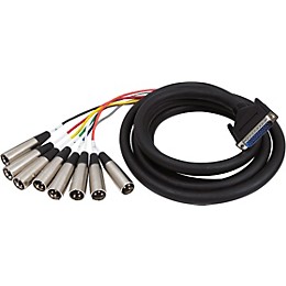 Open Box Hosa DTM-803 25-Pin to Male XLR Cable Level 1  9.9 ft.