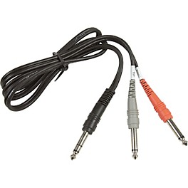 Hosa STP-203 Stereo 1/4" Phone to 2 - Mono 1/4"... Hosa STP-203 Stereo 1/4" Phone to 2 - Mono 1/4" Phone Insert Cable 6.6 ft.