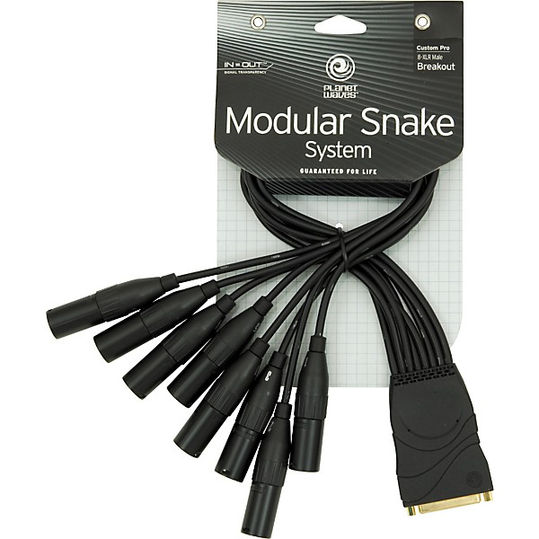 D'Addario Modular Snake 8-Channel Breakout Xlr Male