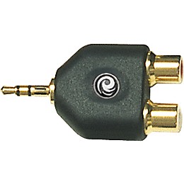 D'Addario 1/8" Stereo Male to Twin RCA Female Adapter