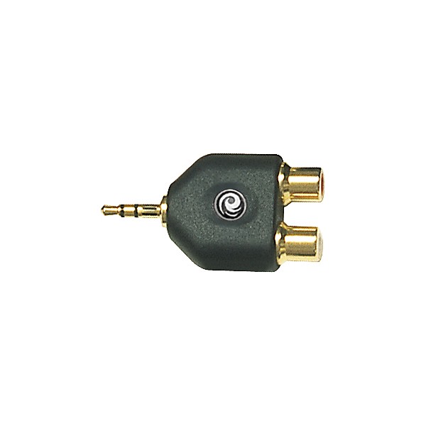 D'Addario 1/8" Stereo Male to Twin RCA Female Adapter