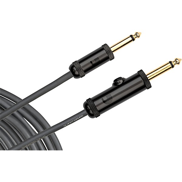 D'Addario PW-AG Circuit Breaker 1/4" Straight Instrument Cable 10 ft.