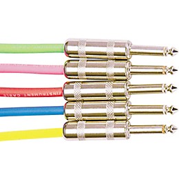Rapco Horizon Instrument Cable Assorted Colors Neon Blue 15 ft.