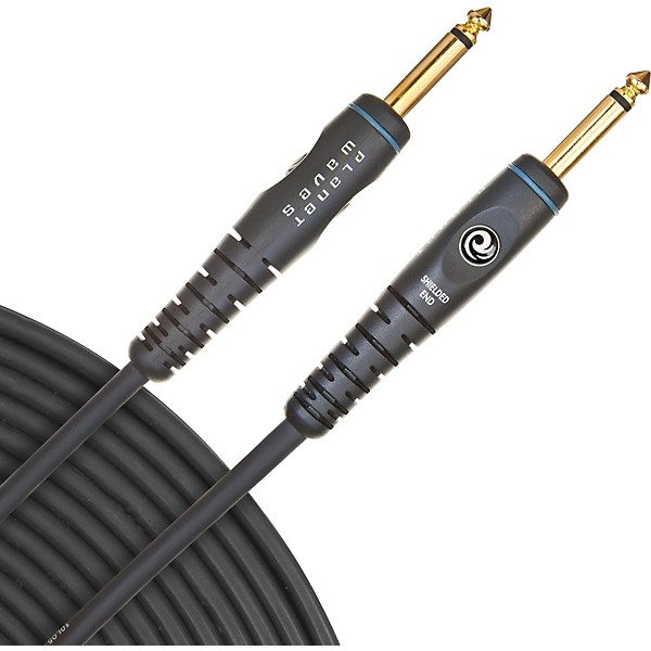 D'Addario Gold-Plated 1/4" Straight Instrument Cable 15 ft.