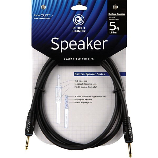 D'Addario Speaker Cable 5 ft.