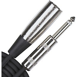 Rapco Horizon Hi-Z 1/4" Male-XLR Male Cable Black 15 ft.
