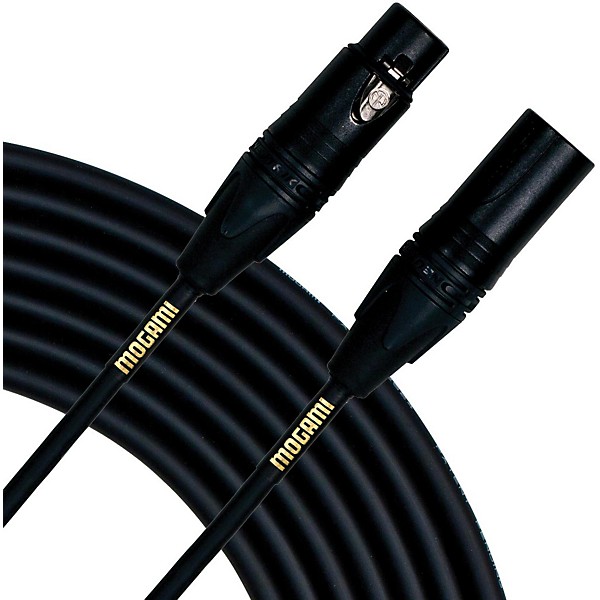 Mogami Gold Stage Heavy-Duty Mic Cable With Neutrik XLR Connectors 30 ft.